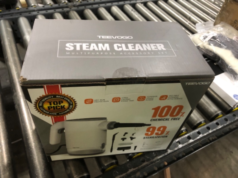 Photo 1 of TEEVOGO Pressurized Steam Cleaner, 15s Instant Heat Handheld Steam Cleaner for Home, Upgrade 650ML Tank, Lightweight Portable Steamer for Cleaning Kitchen, Grout, furniture, Couch, Car and Bathroom