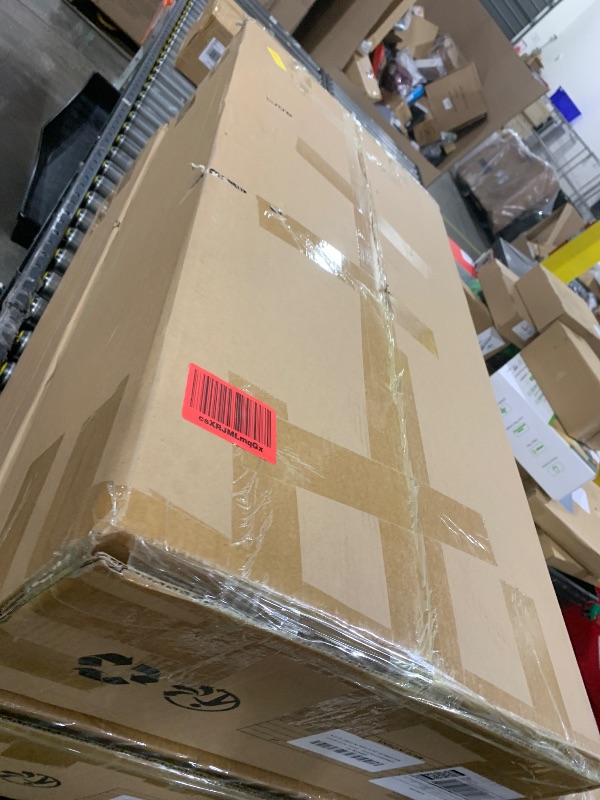 Photo 1 of DOEWORKS Entryway Hall Tree with Storage Shelves, Freestanding Industrial Storage Rack Organizer Tower with Hooks, Rustic Brown