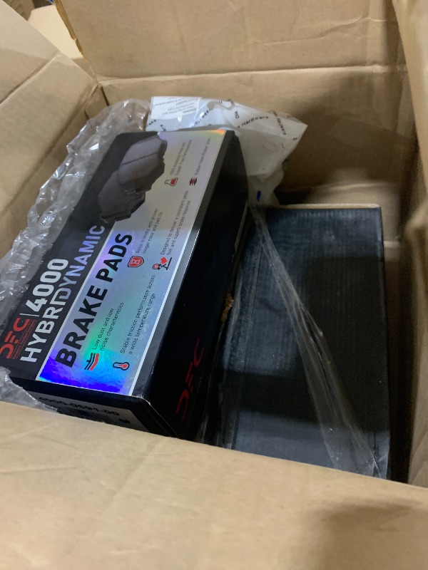 Photo 1 of Dynamic Friction Company Brake Kit For 2000 Chrysler Grand Voyager, Voyager; 1996-2000 Chrysler Town & Country, Dodge Caravan| Front 4000 HybriDynamic Brake Pads and Rotors Kit|Hardware included