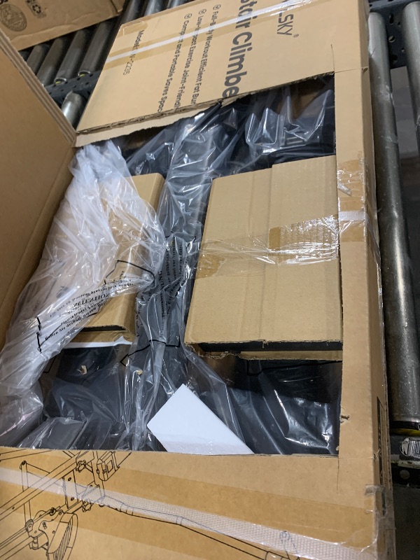 Photo 1 of OWLSKY Stair Stepper Vertical Cardio Exercise Climber Stair-Master for Exercise at Home Full Body Workout Machine with Handlebar 330LBS Load with Adjustable Step Range Pedals