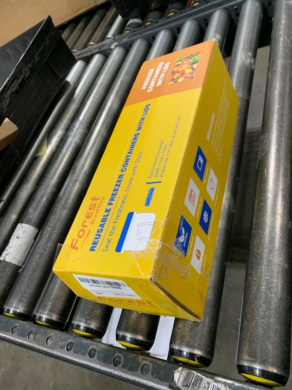 Photo 1 of 10 Pack 17oz Reusable Freezer Storage Containers with Twist Top Lids Airtight, Clear Plastic Food Storage Meal Prep Containers for Leftover Lunch Fruit Salad Oats, Small Soup Container Microwave Safe