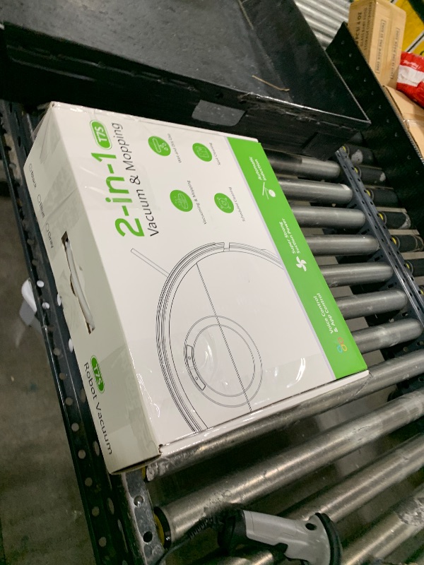 Photo 1 of UMMUND Robot Vacuum and Mop Combo, 2 in 1 Mopping Robotic Vacuum Cleaner with Schedule, Wi-Fi/App/Remote, Strong Suction, Self-Charging, Slim, Ideal for Hard Floor, Pet Hair, Low-Pile Carpet