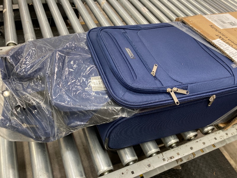 Photo 1 of ***COLOR IS DARK BLUE AS IN ACTUAL PICTURE***Softside Upright Luggage Set,Expandable, Blue, 2-Piece 