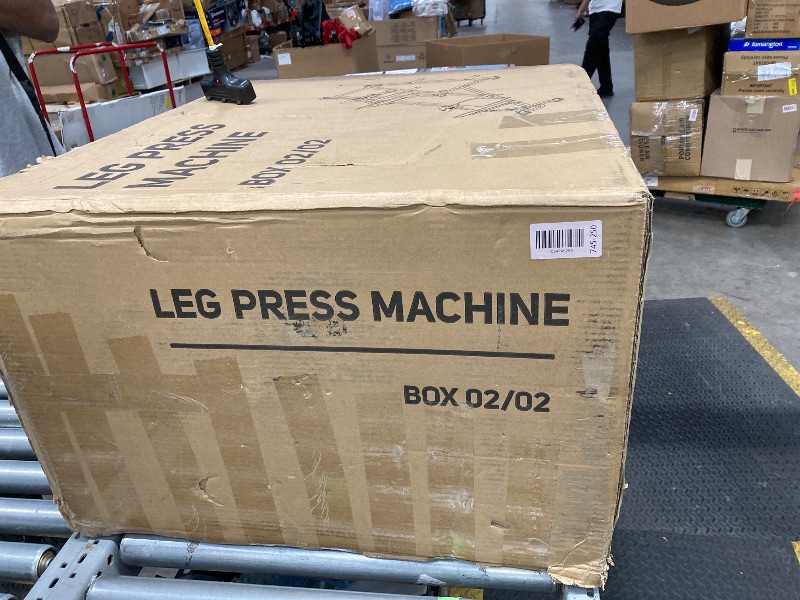 Photo 1 of ***BOX 2 OF 2 ONLY***3-in-1 Iso Leg Press Hack Squat Machine, Professional Iso-Lateral Leg Press Machine Combo with Linear Bearing, Adjustable Hack Squat Equipment for Home Gym Lower Body Strength Training