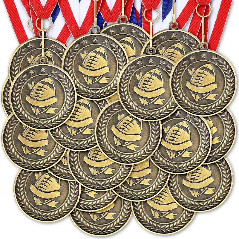 Photo 1 of 
Ecally Award Medals with Neck Ribbons 2'' Trophy for Students Team Medals for Sports Competition Party Participation Winner Gift Decoration