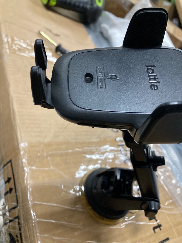 Photo 1 of **MISSING CAR CHARGER/NOT IN ORIGINAL PACKAGE**iOttie Auto Sense Qi Wireless Car Charger - Automatic Clamping Dashboard Phone Mount with Wireless Charging for Google Pixel, iPhone, Samsung Galaxy, Huawei, LG, and other Smartphones.