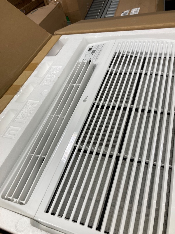 Photo 1 of LG 12,000 BTU Smart Window Air Conditioner, 115V, AC Window Unit for Rooms up to 550 Sq. Ft., Perfect for Kitchen or Living Room, Phone & Voice Control, Works with LG ThinQ, Amazon Alexa, Hey Google