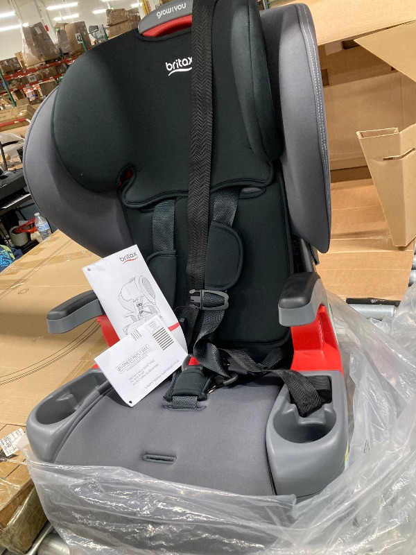 Photo 1 of **EXPIRES 2033**
Britax Grow with You Harness-2-Booster Car Seat, 2-in-1 High Back Booster, Quick-Adjust 5-Point Harness, Mod Black