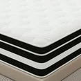Photo 1 of 14 inch Queen Mattress,Gel Memory Foam & Spring Hybrid Medium Comfort Queen Size in a Box , Pressure Relief, Motion Isolation,CertiPUR-US
