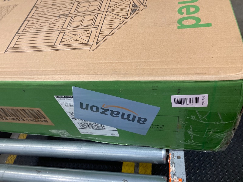 Photo 1 of ***BOX 2 ONLY/INCOMPLETE SET**10x10 FT Plastic Storage Shed with Skylight & Windows & Lock