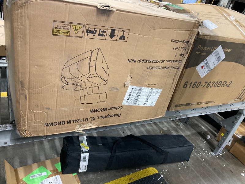 Photo 1 of **2 boxes**JONPONY Power Lift Recliner Chair Recliners for Elderly with Heat and Massage Recliner Chair for Living Room with Infinite Position and Side Pocket,USB Charge Port,Brown