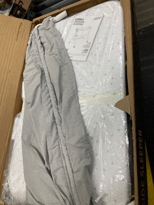 Photo 1 of **reference image**HARPPA Baby Bassinet Bedside Sleeper, 6 Height Adjustable Baby Bassinet for Infants, Grey