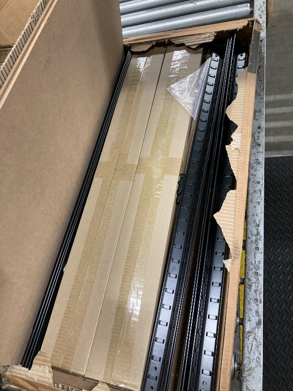 Photo 1 of ***only reference image**DurayLoly 40" W Garage Shelving, 4 Tier Storage Shelves Load 2000 lbs, Adjustable Garage Shelves, Metal Shelving Unit for Warehouse, Basement, Pantry, 40" Wx 16" D x 60" H, Black