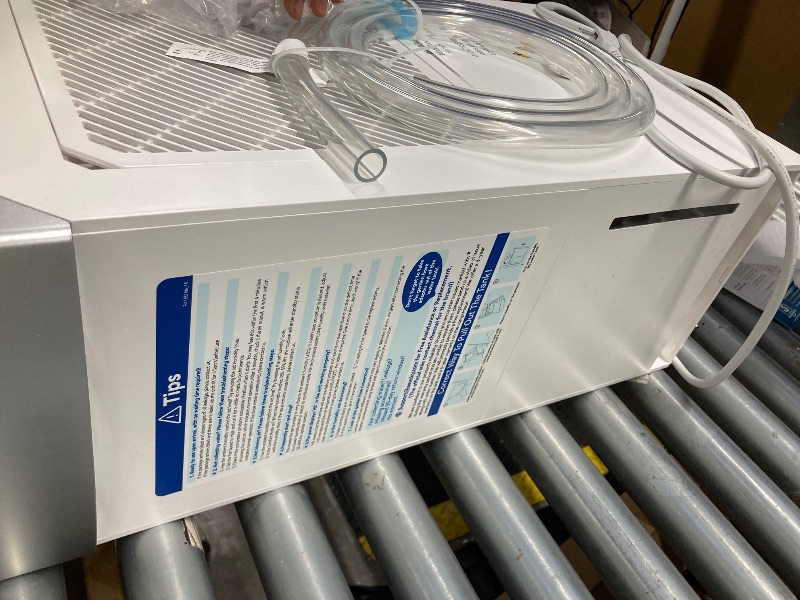 Photo 1 of **reference image**4500 Sq.Ft Most Efficient Energy Star 2024 Dehumidifier,AEOCKY Max 74 Pint/D(Standard 52Pint/D) Smart Compressor Dehumidifier with Drain Hose, Intelligent Humidistat,for Basement,Bedroom,Home,Bathroom