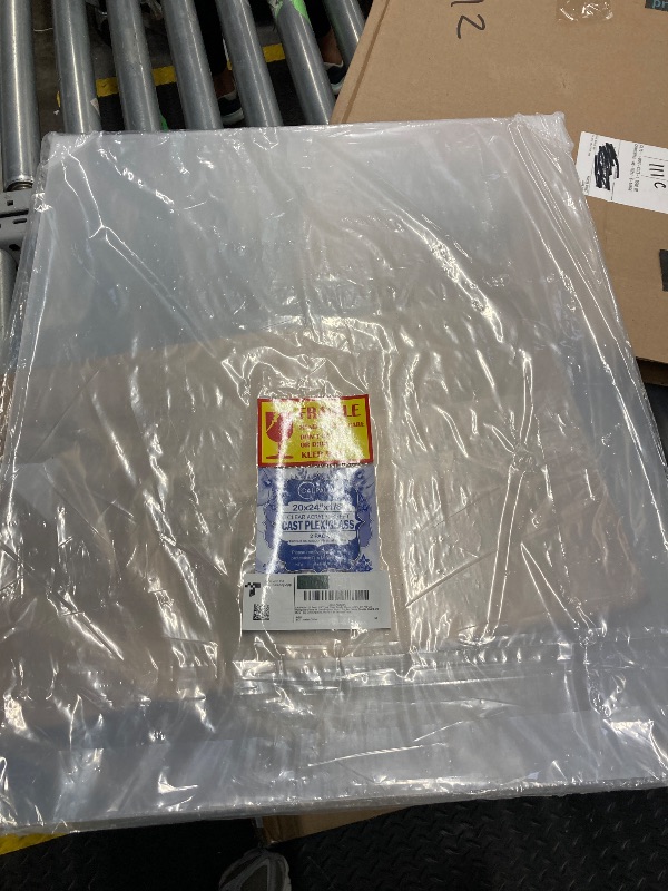 Photo 1 of *8reference image**CALPALMY (2 Pack) 1/8" Thick Clear Acrylic Sheets - 20" x 24" Pre-Cut Plexiglass Sheets for Craft Projects, Signs, Display Cases, Sneeze Guard and More - Cut with Engraver, Power Saw or Hand Tools