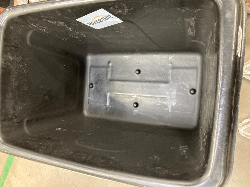 Photo 1 of ***SOME SCUFFS/SCRATCHES, NOT IN BOX /NO LID***Rubbermaid Cube Truck - 26X38x28-1/8 - Black - Black