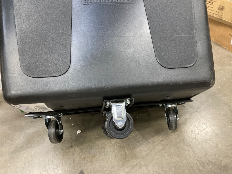 Photo 1 of ***SOME SCUFFS/SCRATCHES, NOT IN BOX /NO LID***Rubbermaid Cube Truck - 26X38x28-1/8 - Black - Black