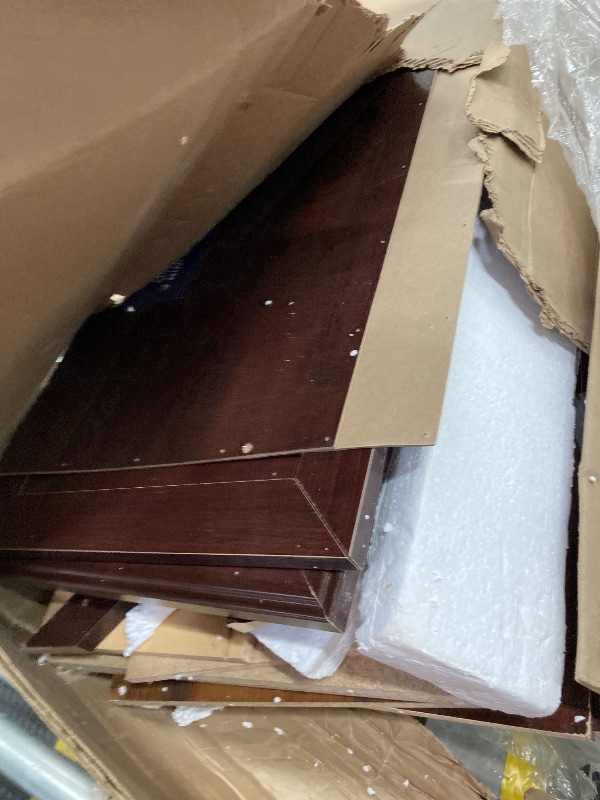 Photo 1 of ****Missing parts*******Missing parts***Sauder Palladia Armoire, Select Cherry finish