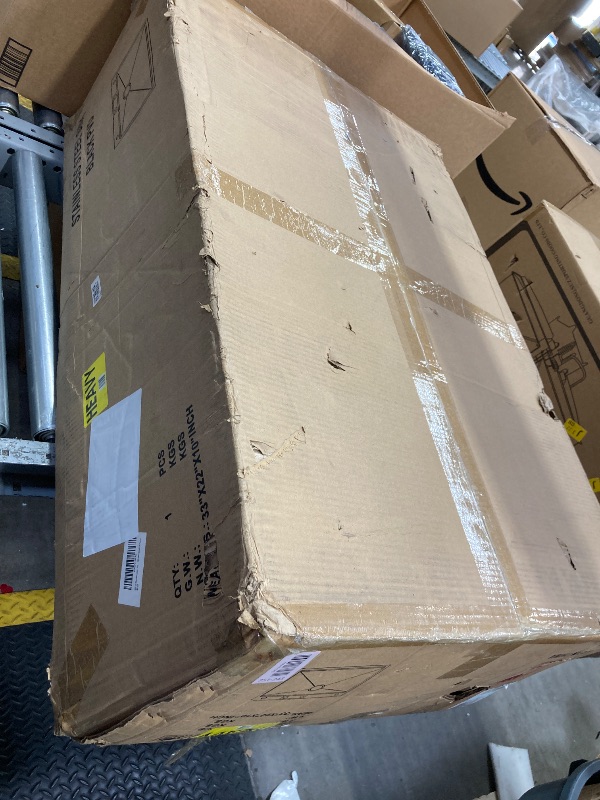 Photo 1 of **USED/DAMAGED FAUCET**SOMRXO 33x22 Drop In Kitchen Sink with Faucet Combo -33x22 Waterfall Kitchen Sink and Faucet Combo Set,16 Gauge Black Stainless Steel Waterfall Sink, 10" Deep Single Bowl Workstation Sinks