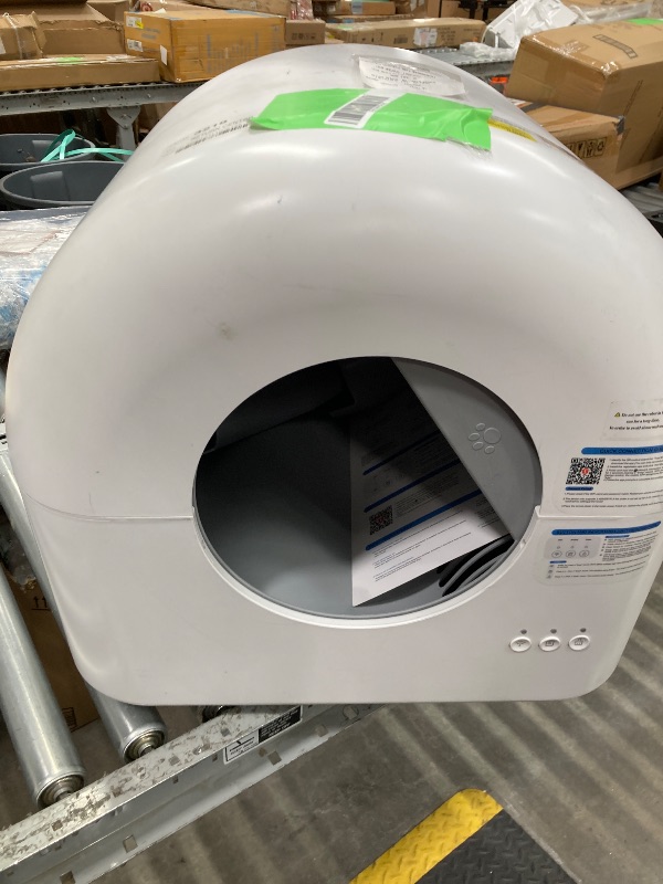 Photo 1 of ****No cable****v****No cable****Cumrige Self-Cleaning Cat Litter Box, App Controlled, with Safety Sensor, Removable and Washable Liner
