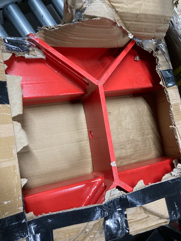 Photo 1 of **reference image**VEVOR Forklift Lifting Hook, 6600lbs Capacity Forklift Lifting Hoist, Red Forklift Mobile Crane with Swivel Hook and Two Large T-Screws, Hook Forklift Lifting Hoist, Fork Lifting Attachment