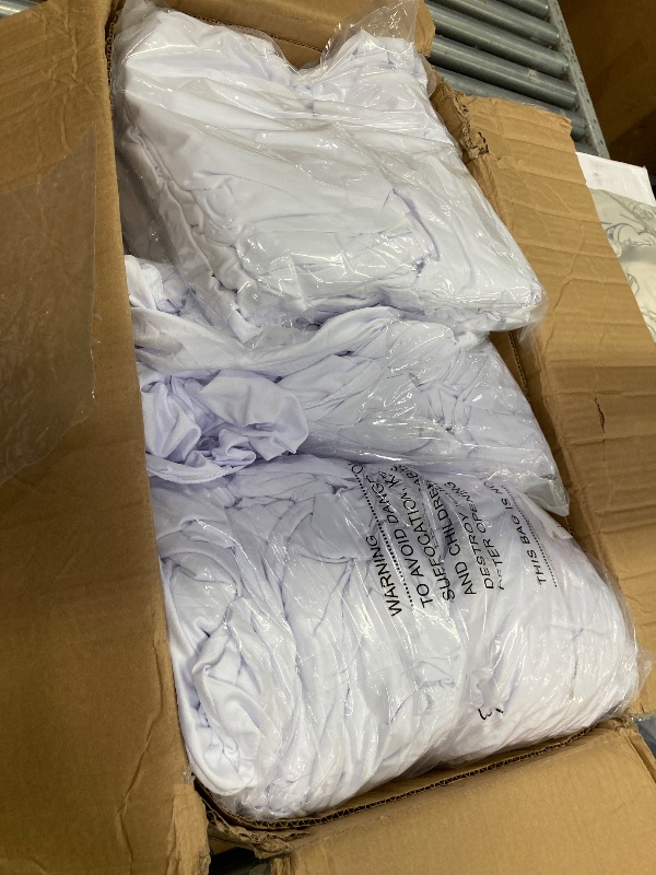 Photo 1 of **REFERENCE IMAGE**LGJIAOJIAO 100 Pieces White Chair Covers - Versatile Stretch Polyester Spandex Dining Chair Slipcovers for Dining, Party, Wedding, Banquet, and More
