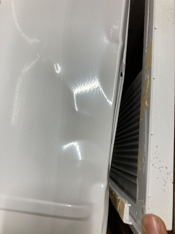 Photo 1 of **reference image**GE Window Air Conditioner 12,000 BTU for Rooms up to 550 sq ft., Wi-Fi Enabled, Energy-Efficient Cooling for Large Rooms, Easy Install Kit, Control Using Remote or Smartphone App, White