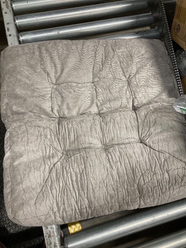 Photo 1 of **reference ima**Tiita Outdoor Chair Cushions 22" x 22" Square Seat PillowThrow Floor Pads for Patio Garden Furniture Chairs Office Livinh Room, Grey