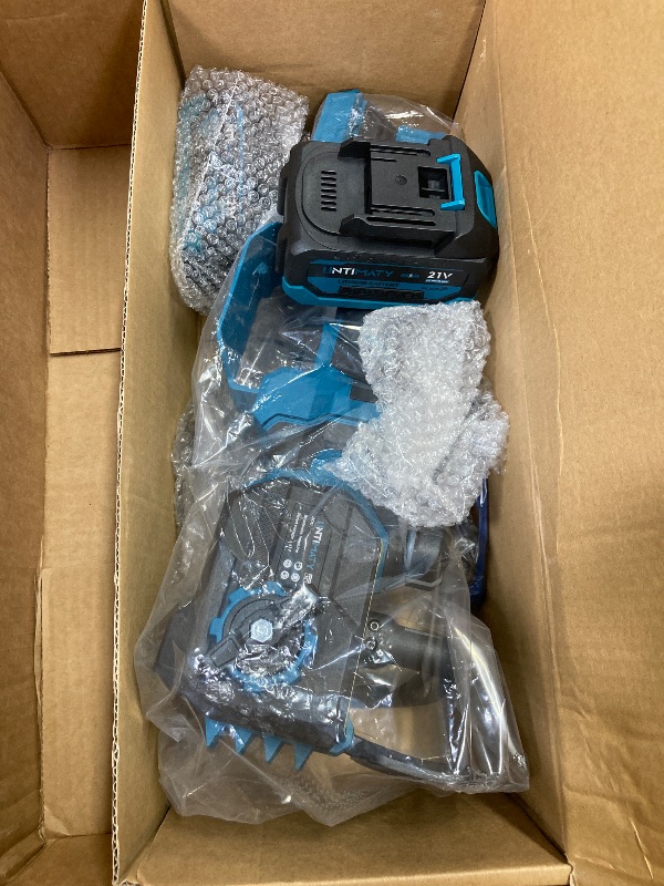 Photo 1 of **reference image*8UNTIMATY Battery Chainsaw 16 inch Electric Chainsaw Cordless Chain Saw with Battery and Charger for Wood Cutting and Tree Trimming