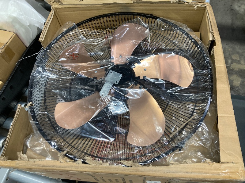 Photo 1 of 2 Pack 20" Wall Mount Fan with Remote, 3 Speeds Wall Oscillating Fan with 4800 CFM, Cooling Fan with 4 Timing, High Velocity Fans, Yellow