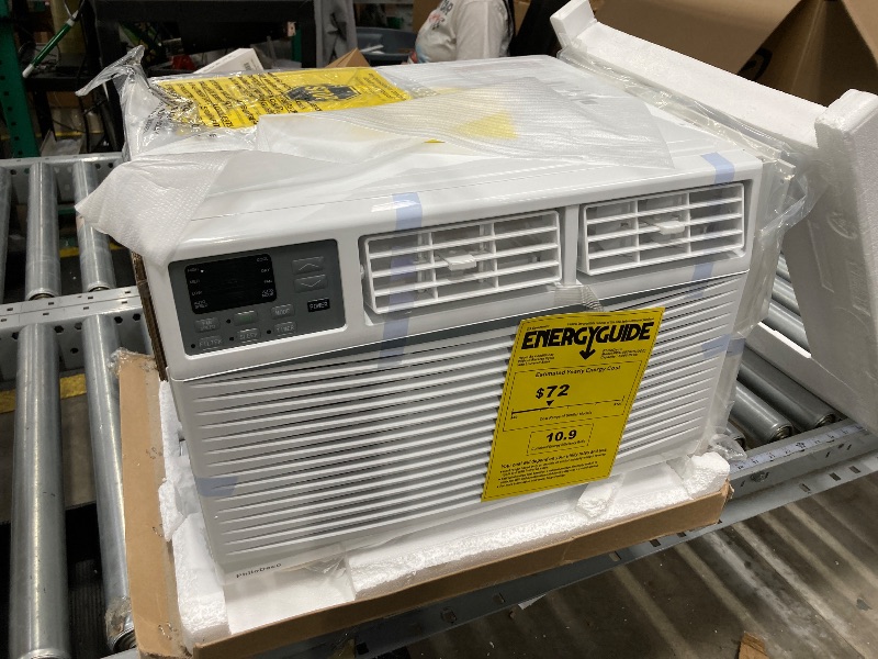 Photo 1 of **MISSING PARTS TO SIDES**PhiloDeco 8000 BTU Window Air Conditioner 350 Sq. ft. Intelligent, LED Display Screen, with Remote Control,Ac Can Be Used as a Dehumidifier/Fan, Operates Quietly, Energy-Saving. Timer/Sleep and ECO