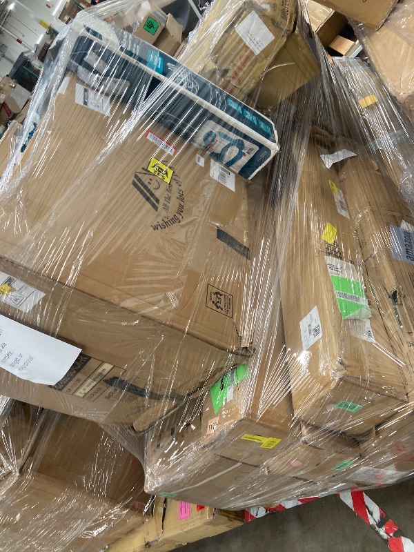 Photo 1 of ********no return no refund ********* pallet of different wooden items for example bed, mirrors, chairs, tables and much more returns are not accepted final sale