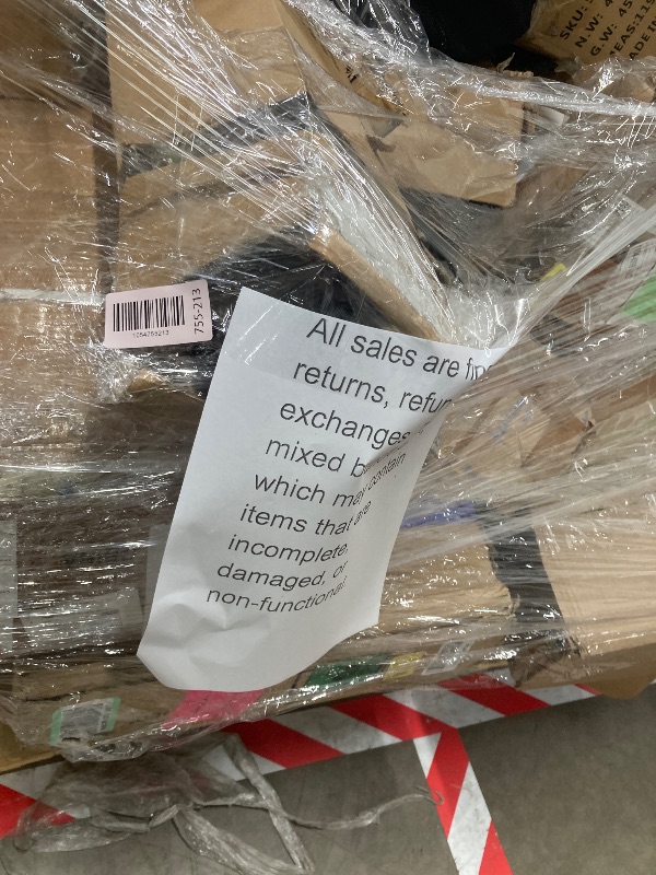 Photo 1 of ********no return no refund ********* pallet of different wooden items for example bed, mirrors, chairs, tables and much more returns are not accepted final sale