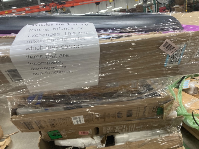 Photo 1 of ********No returns***No refund*******TV pallet doesn't work, only for parts of different brands and sizes. Some turn on, others don't. Broken screens, possibly missing cables and remote control. Returns not accepted. Final sale, approximate retail price o