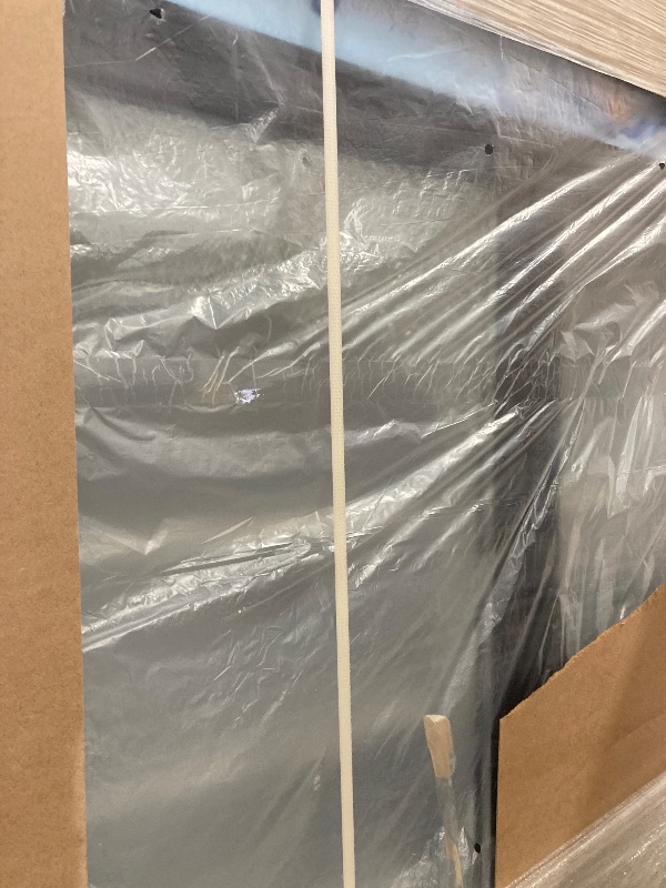 Photo 1 of *********The middle door's glass is broken.
It's factory sealed.*********Commercial Beverage Refrigerator, 75" W 60 Cu. Ft. Commercial Drink Fridge, Display Refrigerator with 3 Glass Door, Commercial Display Fridge with 12 Adjustable Shelves, for Shop, Re