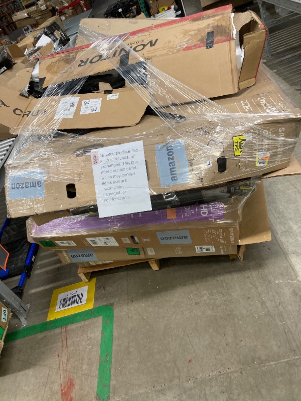 Photo 1 of ********No returns***No refund*******TV pallet doesn't work, only for parts of different brands and sizes. Some turn on, others don't. Broken screens, possibly missing cables and remote control. Returns not accepted. Final sale, approximate retail price o