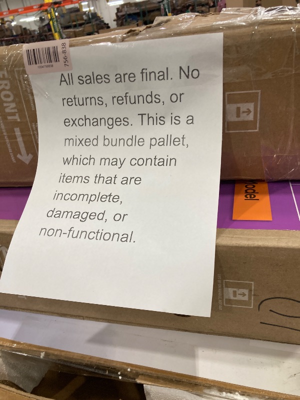 Photo 1 of ********No returns***No refund*******TV pallet doesn't work, only for parts of different brands and sizes. Some turn on, others don't. Broken screens, possibly missing cables and remote control. Returns not accepted. Final sale, approximate retail price o