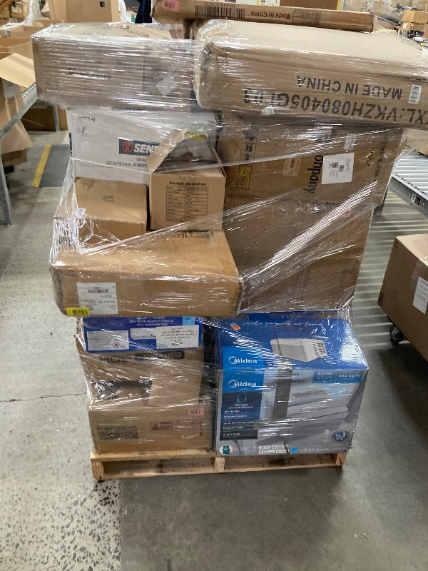 Photo 1 of ********no return no refund ********* pallet of different wooden items for example bed, mirrors, chairs, tables and much more returns are not accepted final sale