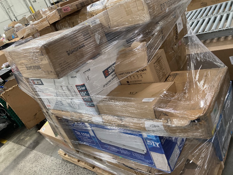Photo 1 of ********no return no refund ********* pallet of different wooden items for example bed, mirrors, chairs, tables and much more returns are not accepted final sale