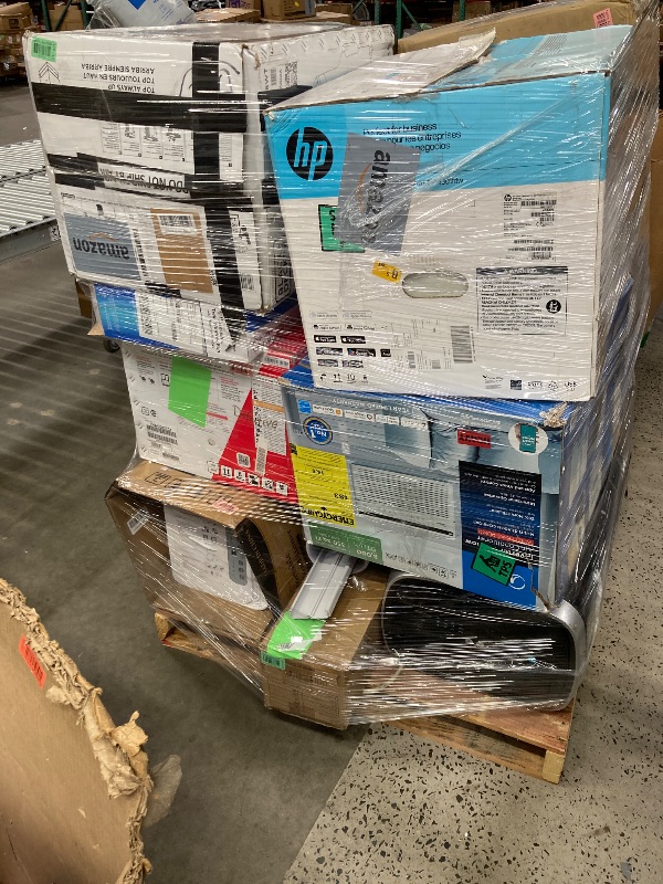Photo 1 of ****no returns accepted***** final sale *****pallet with air conditioners and possible some fans only for parts, remote control or some part may be missing this pallet also contains small miscellanious item retail price is estimated for parts.