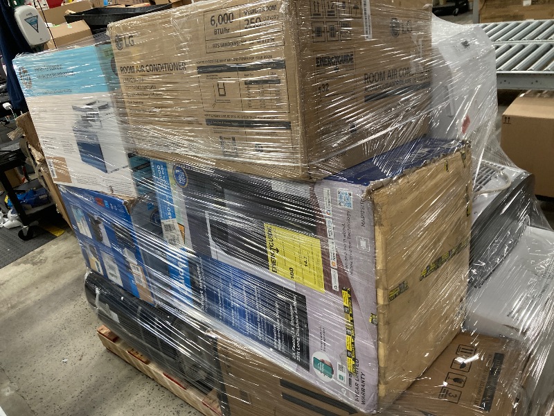 Photo 1 of ****no returns accepted***** final sale *****pallet with air conditioners and possible some fans only for parts, remote control or some part may be missing this pallet also contains small miscellanious item retail price is estimated for parts.