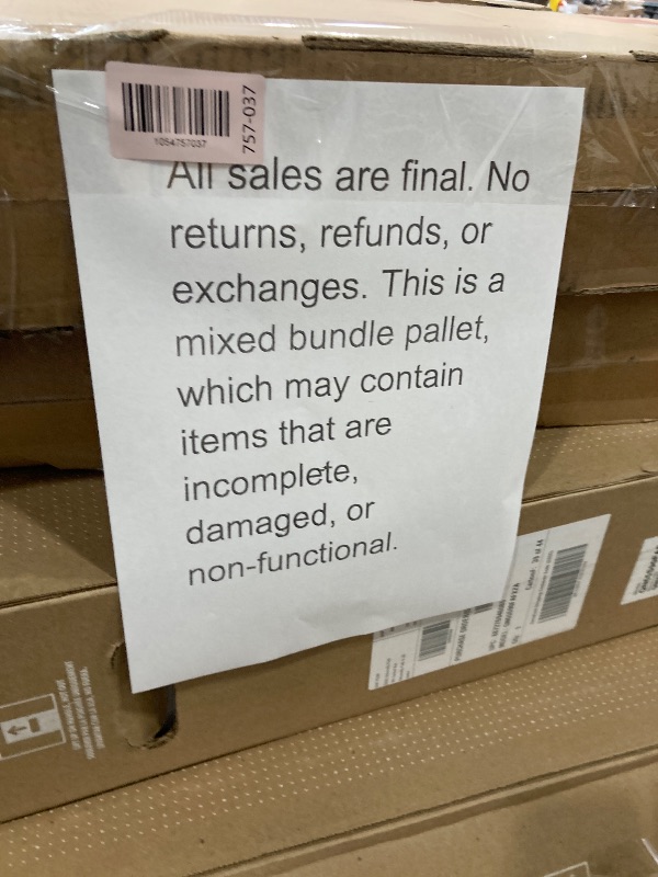 Photo 1 of ********No returns***No refund*******TV pallet doesn't work, only for parts of different brands and sizes. Some turn on, others don't. Broken screens, possibly missing cables and remote control. Returns not accepted. Final sale, approximate retail price o