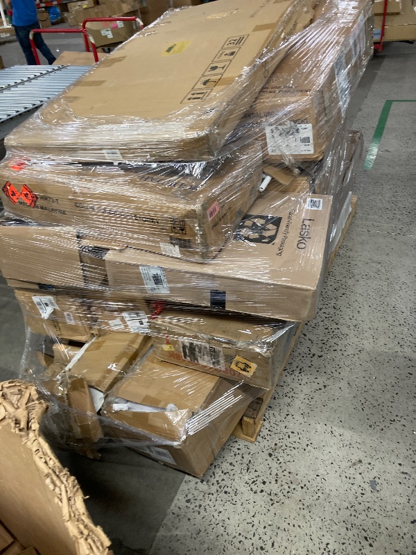 Photo 1 of ********no return no refund ********* pallet of different wooden items for example bed, mirrors, chairs, tables and much more returns are not accepted final sale
