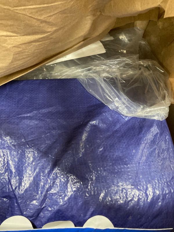 Photo 1 of **COVER ONLY/MISSING CABLE AND PULLEY**24 FT Round Pool Cover, [ 2025 Upgraded ] Above Ground Pool Cover, Heavy Duty Winter Pool Cover, Cold and UV Resistant, Cable and Pulley System