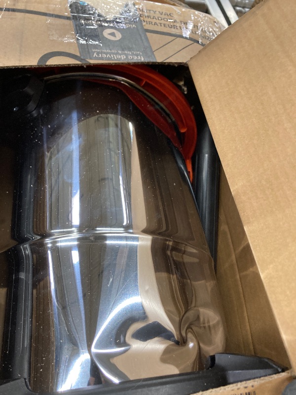 Photo 1 of ***(USED, DAMAGE -SELLING AS IS)*** Armor All VO408S 0901 4 Gallon 3 Peak HP Stainless Steel Wet/Dry Vacuum, Orange**USED**