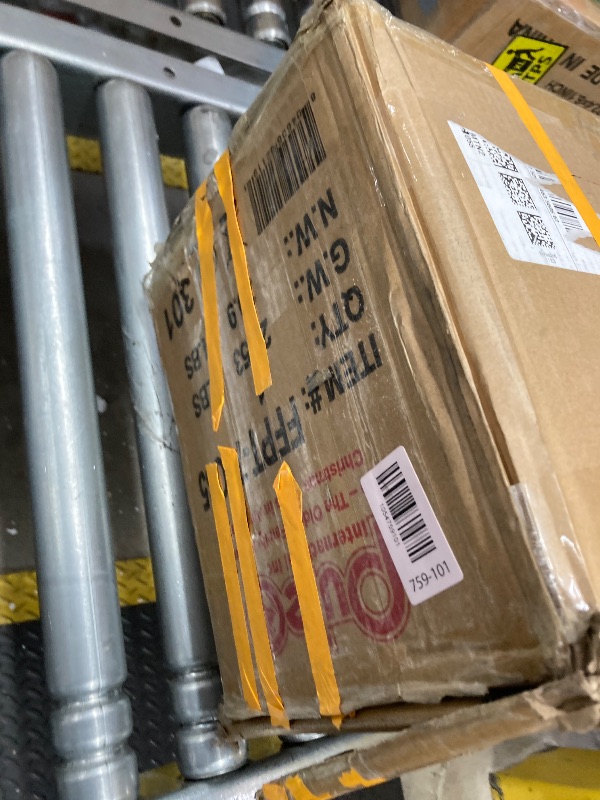 Photo 1 of ***(MISSING STAND, MISSING PART -SELLING AS IS)*** Puleo International 7.5ft Pre-Lit Slim Fraser Fir Christmas Tree with 350 Clear Lights, 1188 Realistic Dense Branch Tips, Easy Setup Artificial Trees with Sturdy Metal Stand