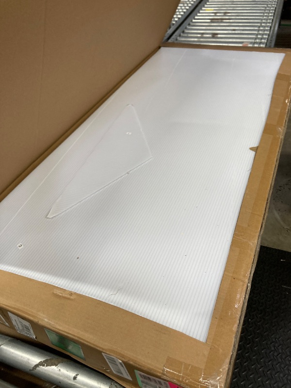 Photo 1 of ***partial set box 2 of 2***Greenhouse, 6x10 ft Greenhouse for Outdoors, Walk-in Green House with Ground Nails and Vent Windows, Sliding Lockable Door, Polycarbonate Green House for Outside Garden Backyard, Quick Setup, Black