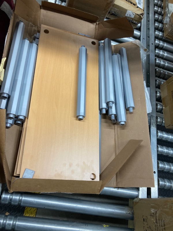 Photo 1 of ** the photo and description is only to the reference** Open 5-Shelf Bookcase, Beech and Silver