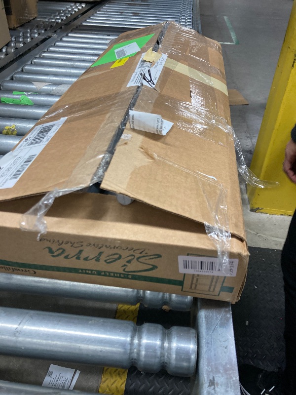 Photo 1 of ** the photo and description is only to the reference** Open 5-Shelf Bookcase, Beech and Silver