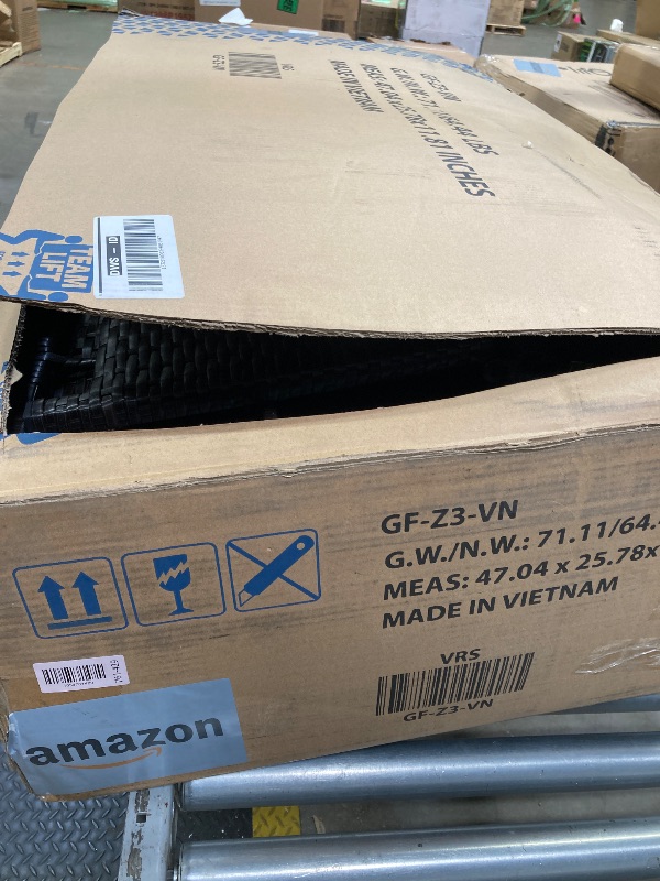 Photo 1 of ***(MISSING HARDWARE, MISSING PARTS, NO INSTRUCTION MANUAL -SELLING AS IS )*** 
Shintenchi Outdoor Patio Furniture Sets, Wicker Patio sectional , All Weather Wicker Rattan Patio Seating Sofas Cushion (Beige)  ***(BOX RIPPED TORN)*** 